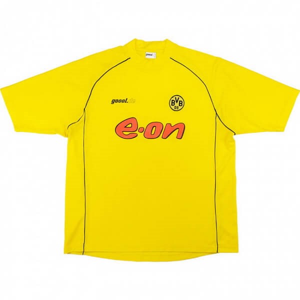 Thailandia Maglia Borussia Dortmund 1ª Retro 2002 Giallo